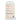 VoyagerLife L-Lysine food supplement white jar with a light label on a white background - back view