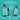Three pet grooming products with labels on a teal background