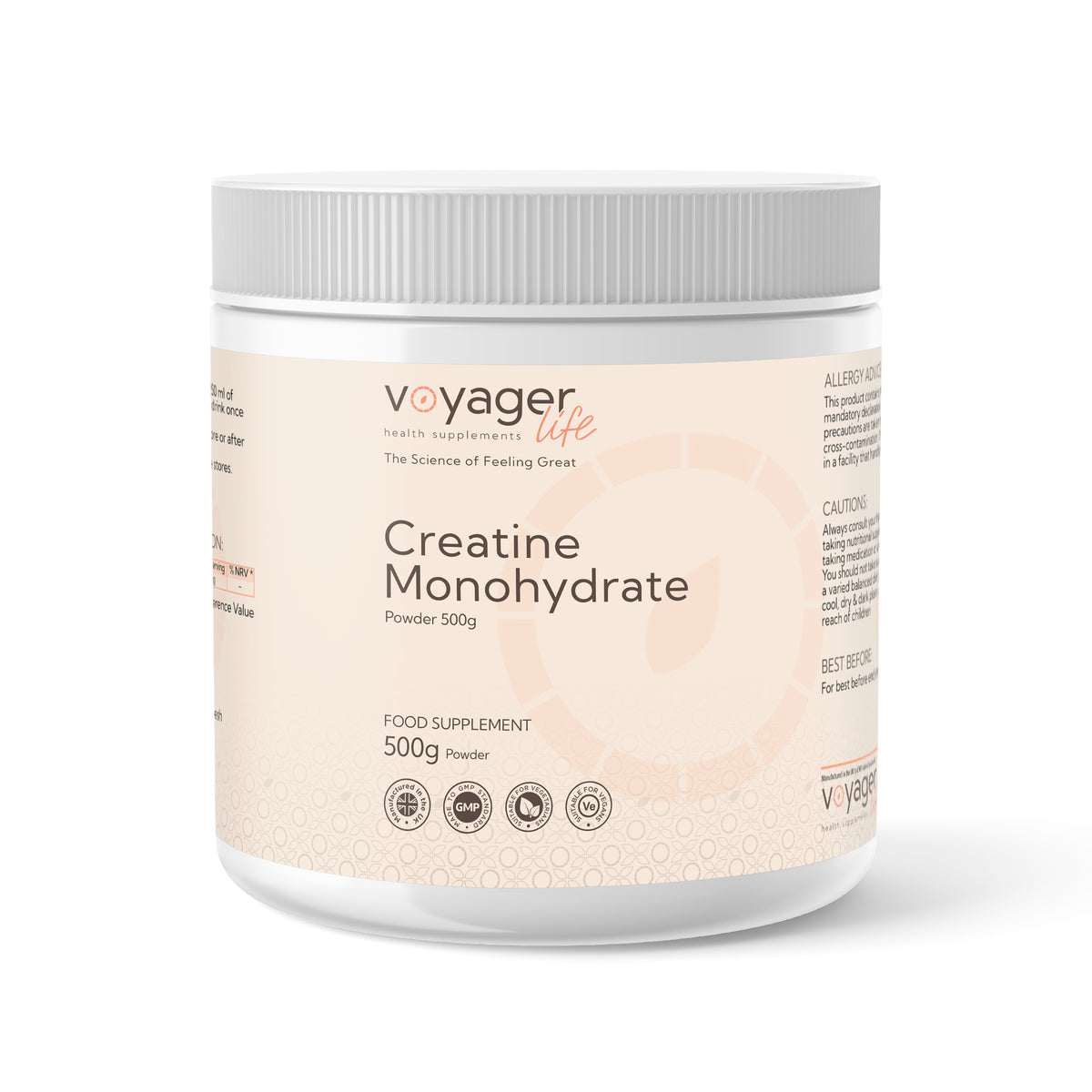 Creatine Monohydrate Powder 500g – Voyager Life Limited