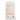 VoyagerLife Flaxseed Oil food supplement white jar with a light label on a white background - back view