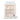 VoyagerLife Ginko Biloba B+ food supplement white jar with a light label on a white background - back view