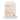 VoyagerLife L-Glutamine food supplement white jar with a light label on a white background - back view