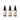 Three bottles of Amphora CBD Oil from Voyager Labs on a white background